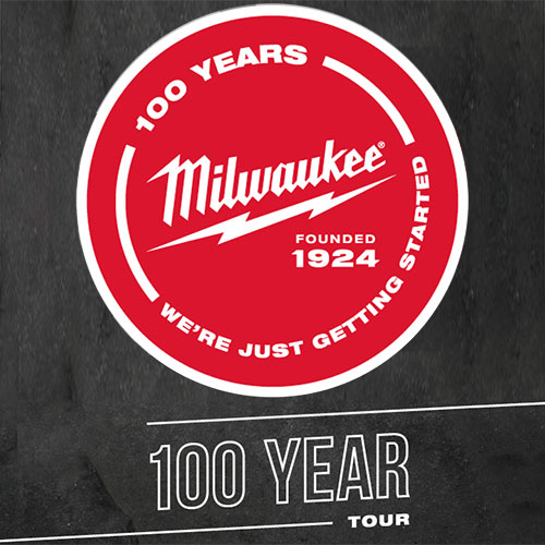 Bezoek de MILWAUKEE 100 YEAR TOUR bij IP Sanders