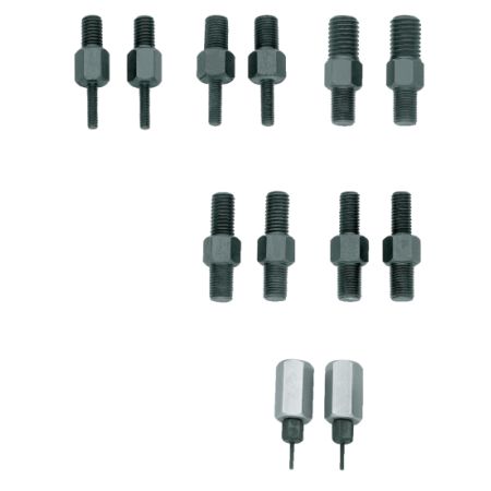 Gedore - Set draadeind-adapters voor één- en tweegats toepassingen, elk 2 stuks - nr. 1.81/20 - code. 1120751