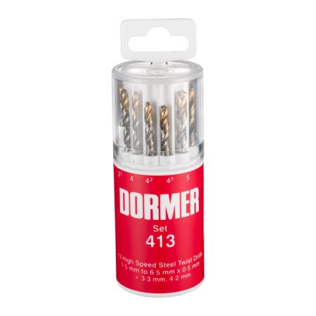 Dormer - Spiraalboor A002 in set 13 of 19 delig | A094-413
