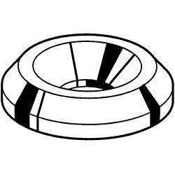 Roset ringen volmetaal gedraaid