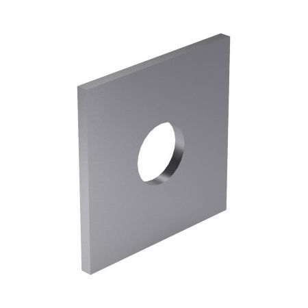 Vierkante sluitplaat voor houtconstructie DIN 436 Staal Elektrolytisch verzinkt 100 HV M10 - 38310.100001