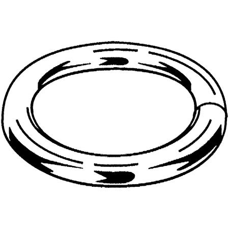 Dichtgelaste ring voor veiligheidsschommelhaken Staal Elektrolytisch verzinkt 9X45MM - 17447.090045