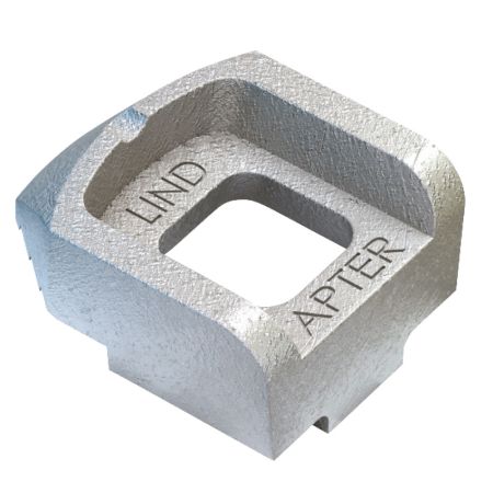 Lindapter - LINDAPTER Klemelement type A middel Smeedbaar gietijzer Elektrolytisch verzinkt A middel M10 - 61035.100001