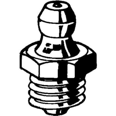 Smeernippel, conisch, pijpschroefdraad DIN ˜71412 Staal Elektrolytisch verzinkt R1/4-180° - 72240.063180