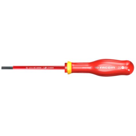 AT4X100VE - A.VE - PROTWIST® 1,000 Volt insulated screwdrivers for slotted-head screws - Facom