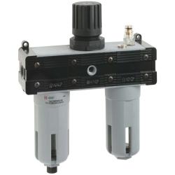T200 F+R+L - semi-automatische aftap - 20 µm - 0-8 bar