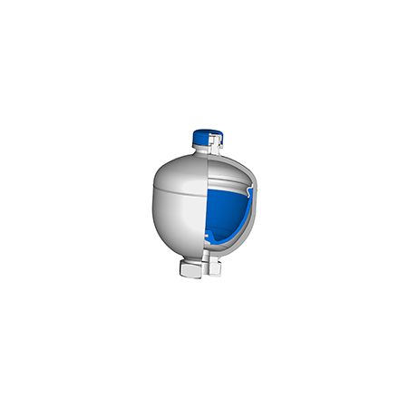 Diaphragm Accumulator | 350 - 1315 - 62 - 641 | 3.500 L - 250/0.0 BAR ESC_VOL_IMP | 169.0x336.0 mm ESC_IN | Steel /Membrane/Bladder - ECO | CE/PED | FR/49386687