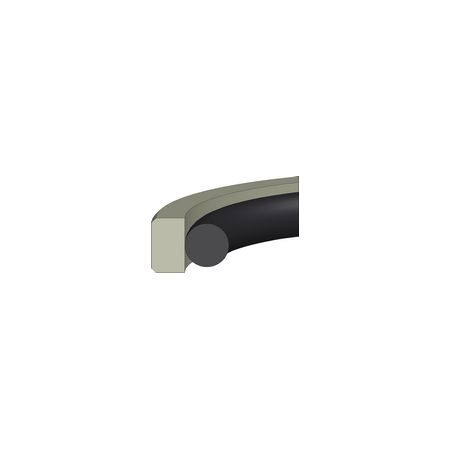 DICHTOMATIK Piston Seal KPOR130 | 2-pieces | PTFE PT00A201/NBR | 250x229x8,1/10,5 mm | FR/67191524