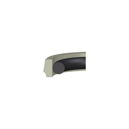 DICHTOMATIK Piston Seal KPOR131 | 2-pieces | PTFE PT00A201/NBR | 35x24,3x4,2/5,35 mm | FR/67191416