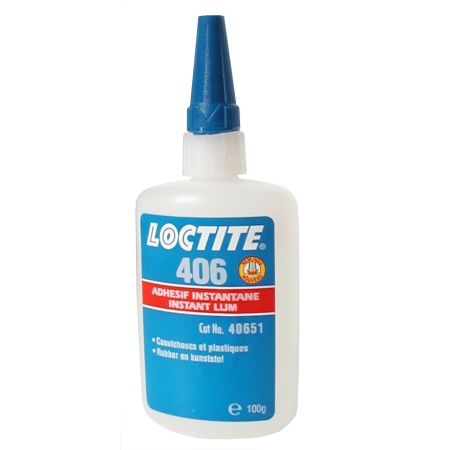 406 LOCTITE Snellijm , Ca Adhesive , kunststoffen en rubber, 100gr. - 195564