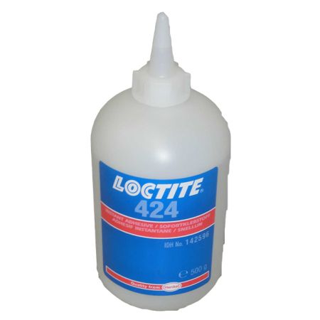 424 LOCTITE Snellijm , Ca Adhesive , kunststoffen en rubber , lage viscositeit, 500gr. - 142596