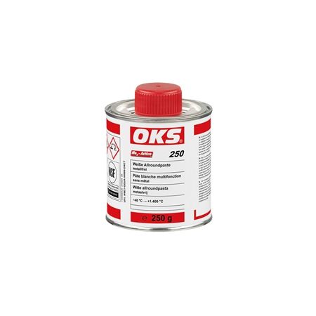 Madler - OKS 250 White Allround Paste, metal-free Brush tin 250g (Actual safety data sheet on the internet in the section Downloads) - 14070234