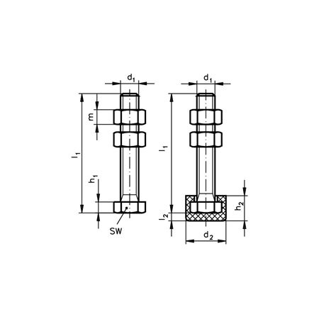 Madler - Clamping bolt shape A M12 - 67600012