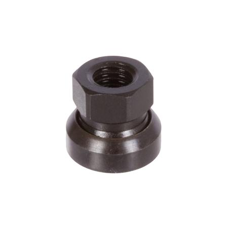 Madler - Hexagon nut 2308 with ball cup thread M16 steel strength 10 black oxide finished - 65336600