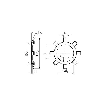 Madler - Lockwasher DIN 5406 Type MB 6 inner diameter 30mm - 65364801