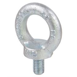 Lifting Eye Bolts DIN 580 (Ring Bolts), Steel, forged, zinc-plated
