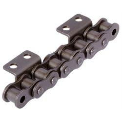 Roller Chains with Bent Attachments K2 = Wide Version, 4 x p, One-Sided
