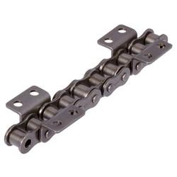 Roller Chains with Bent Attachments K2 = Wide Version, 6 x p, Double-Sided