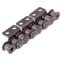 Roller Chains with Bent Attachments K2 = Wide Version, 2 x p, One-Sided