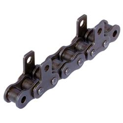 Roller Chains with Straight Attachments M1 = Slim Version, 4 x p, Double-Sided