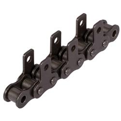 Roller Chains with Straight Attachments M1 = Slim Version, 2 x p, Double-Sided