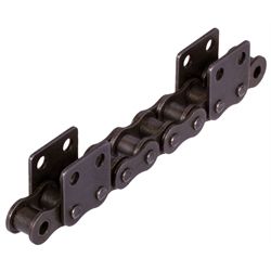 Roller Chains with Straight Attachments M2 = Wide Version, 6 x p, Double-Sided