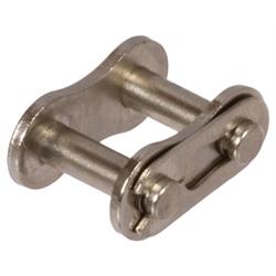 Connecting link with Spring Clip No. 11/E, Nickel-Plated
