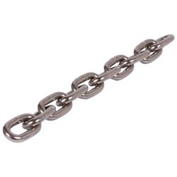 Round-Link Steel Chains similar to DIN 766 A, Stainless