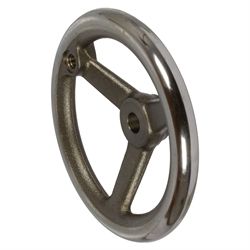 Spoked Handwheels DIN 950, Grey Cast Iron, with Threaded Lug