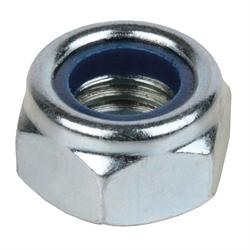 Hexagon Nuts DIN 985, steel, with metric, fine thread, right hand