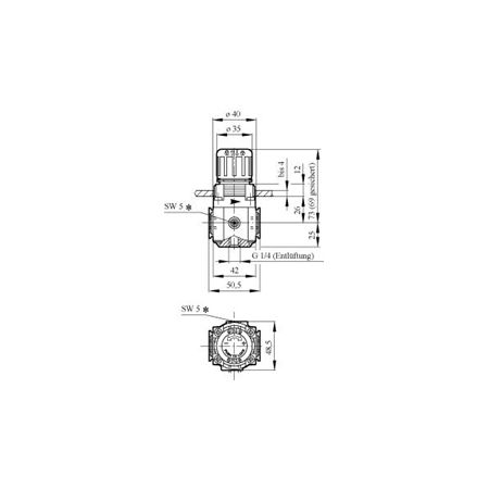 Madler - Relief valve, port G1/4 - 83001700