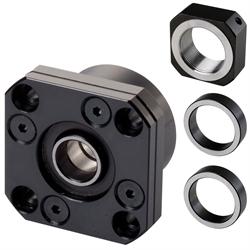 Flange Bearing Units FK, for Fixed Side, Black Oxided