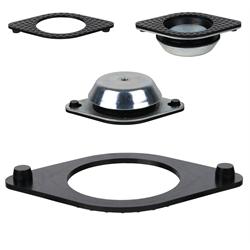 Rubber Pads for Machine Mounts with Oval Flange