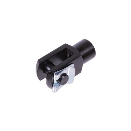 Madler - Clevis joint similar DIN 71752 size 6 x 12 type SL right handed aluminum black anodized - 63766405