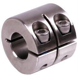 Shaft Collars - Clamp Collars Double Wide, Single-Split, Stainless Steel
