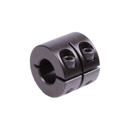 Madler - Clamp collar single-split double wide steel C45 black oxide finished bore 50mm with bolt DIN 912 12.9 - 62415000