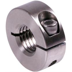 Shaft Collars - Clamp Collars, with Thread, Stainless Steel