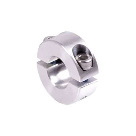 Madler - Clamp collar double-split aluminium anodized bore 15mm with screws DIN 912 A2-70 - 62367415