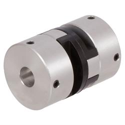 Torsionally-Stiff Couplings HZD with through hole, setscrew-style