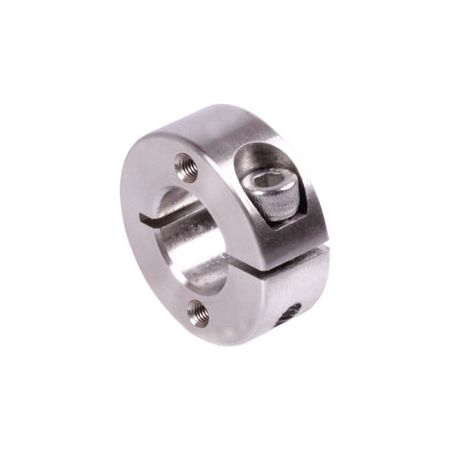 Madler - Clamp collar single-split stainless steel 1.4305 bore 16mm with bolt DIN 912 A2-70 type GA - 62399116GA