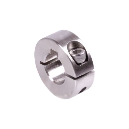 Madler - Clamp collar single-split stainless steel 1.4305 bore 10mm with bolt DIN 912 A2-70 type N - 62399110N
