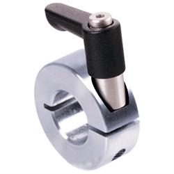 Shaft Collars, Clamp Collars Single-Split, Type K with Clamping Lever, Steel zinc-plated