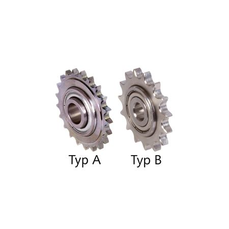 Madler - Chain tensioning wheel KSP-R material 1.4301 (AISI 304) 10 B-1 5/8x3/8