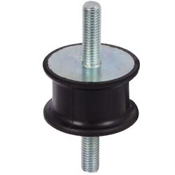 Rubber-Metal Buffers AT, Zinc-plated
