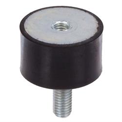Rubber-Metal Buffers MGA with Internal Thread and Threaded Stud, Zinc-plated