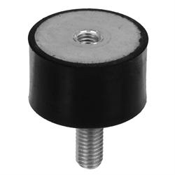 Rubber-Metal Buffers MGA with Internal Thread and Threaded Stud, Stainless Steel