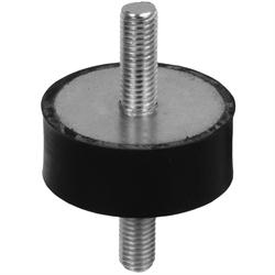 Rubber-Metal Buffers MGP with Threaded Studs, Stainless Steel