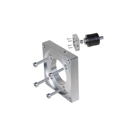 Madler - Motor adaption MPL size 90 outer dim. 90 x 90 x 27mm mounting hole circle-Ø 100mm M6 centering-Ø 80mm - 40549080