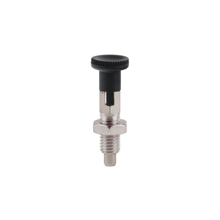 Madler - Index plunger 717 type C pin diameter 5mm thread M8 stainless steel - 66671857