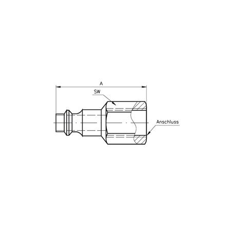 Madler - Hosetail with internal thread for quick coupling G 1/4 - 87033014